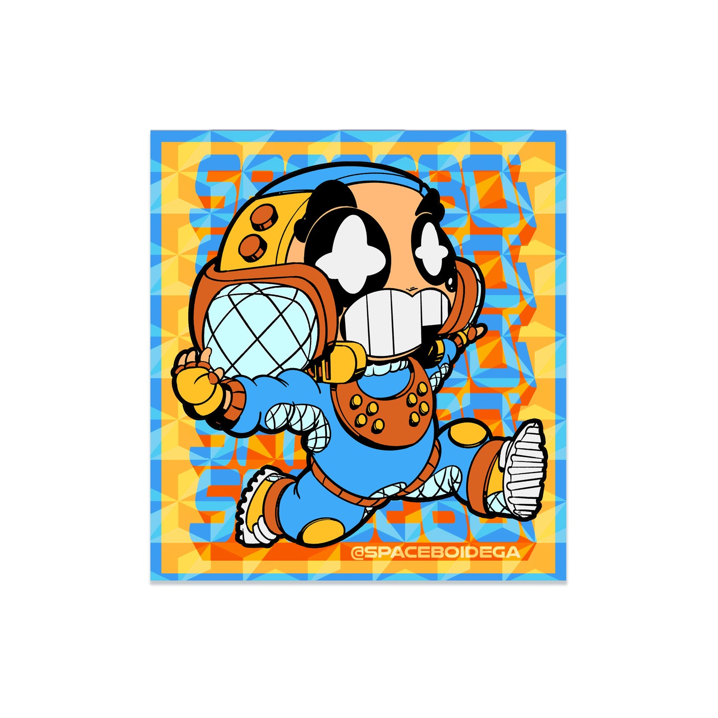 Prismatic Running Boy