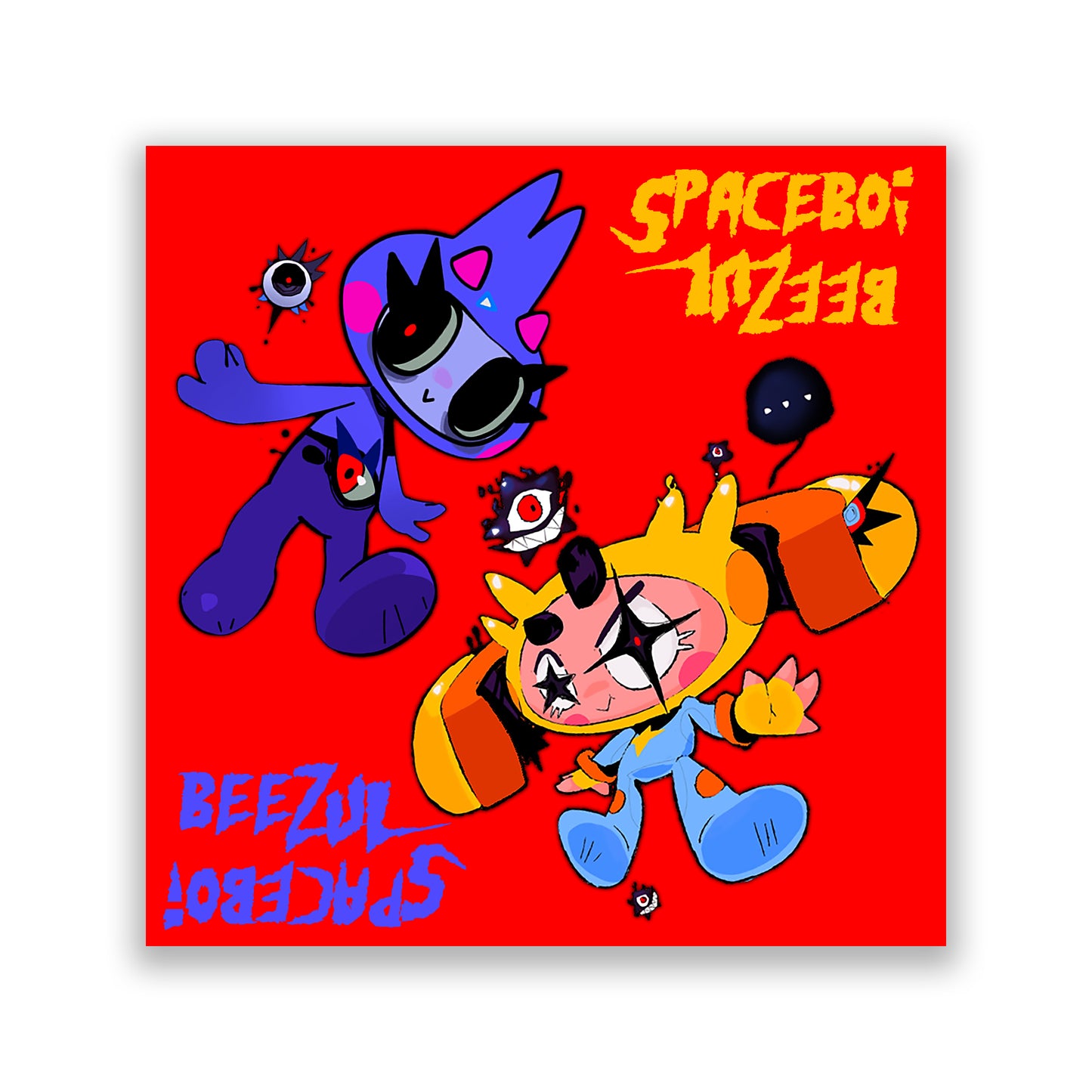 Spaceboi X Beezul COLLAB Sticker