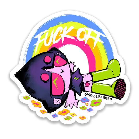 Spacegørl "F*** Off" Sticker