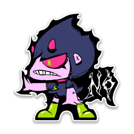 Spacegørl "NO!" Vinyl Sticker