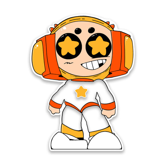 Clear Sofubi Spaceboi Sticker
